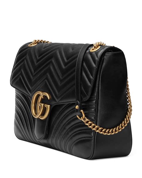 gucci beige marmont quilted-leather shoulder bag|Gucci Marmont bag small black.